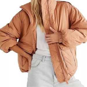 Free People the duvet bomber jacket